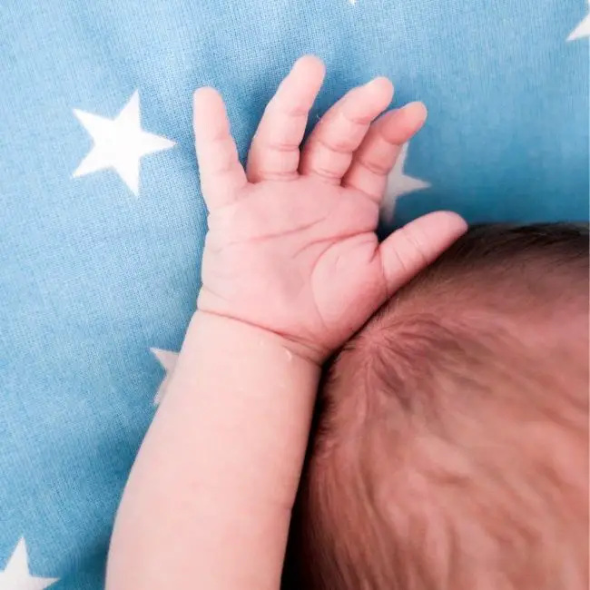 baby cold hands while sleeping