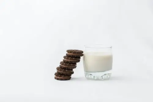 cookies beside milk