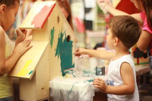 toddler painting