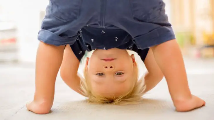 What does it mean when a baby does downward dog?
