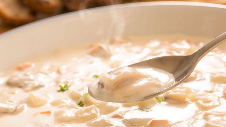 creamy clam chowder