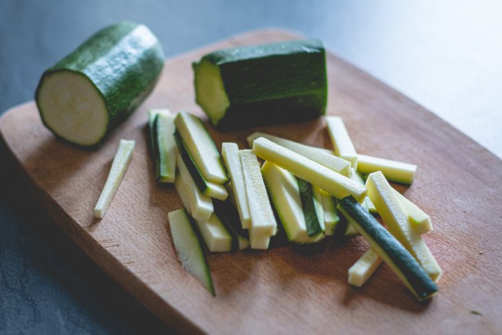 sliced zucchini for baby