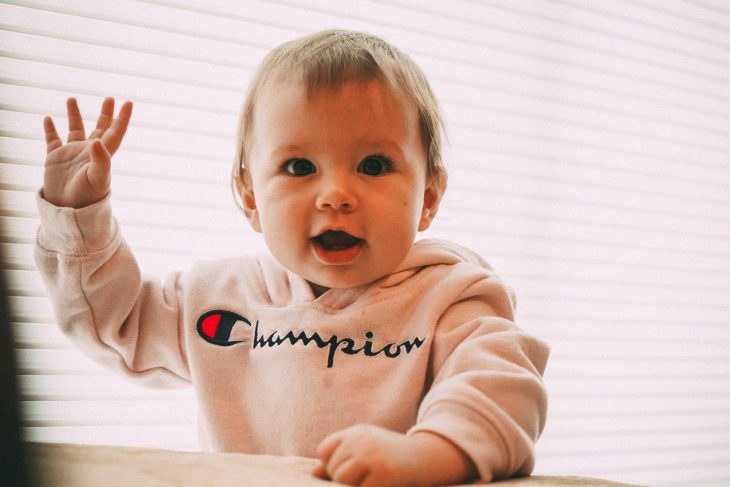 smiling toddler