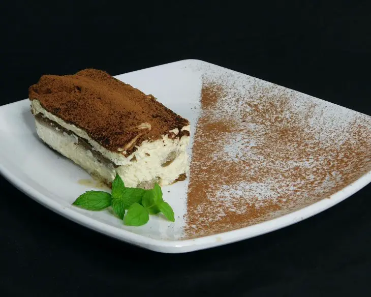 Tiramisu with alcohol