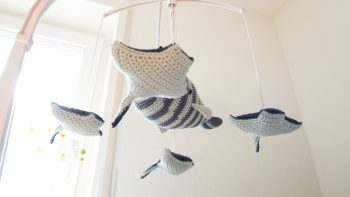 how to hang a mobile over crib