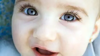 what does it mean when a baby stares at you